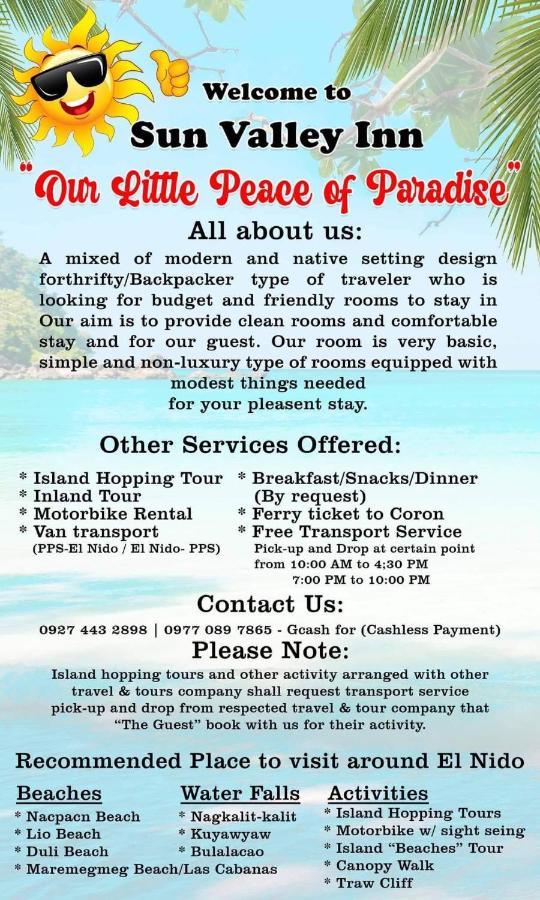 Backpackers Inn Gardenview Inn El Nido Exterior photo